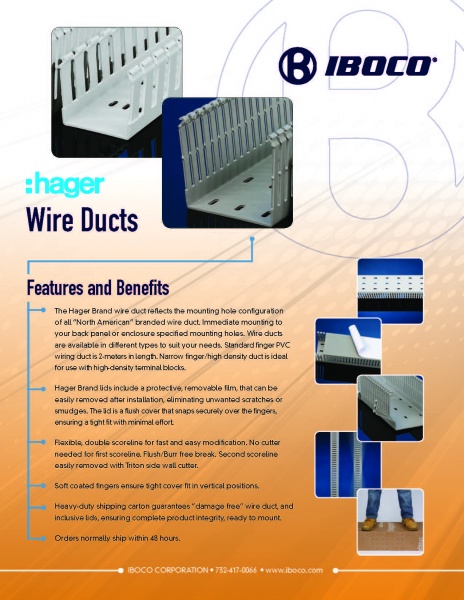 NAB Hager Wiring Ducts | Hager Brand PVC Wiring Ducts | IBOCO